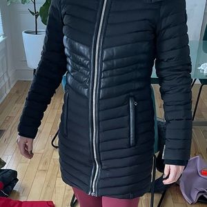 Rudsak down puffer and leather jacket